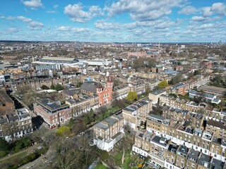 Fototapeta premium Islington London UK drone aerial view