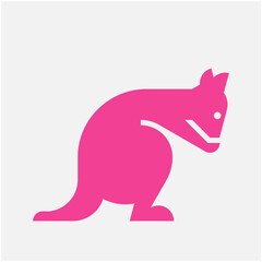 Quokka Logo. Icon design. Template elements