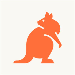 Quokka Logo. Icon design. Template elements