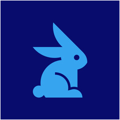 Rabbit Logo. Icon design. Template elements