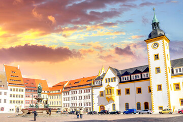 Obraz premium Freiberg, Sachsen, Deutschland 