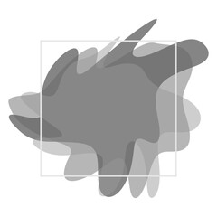 Minimalist Frame Isolated On Background. Vector Illustration