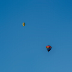 hot air balloon in the sky