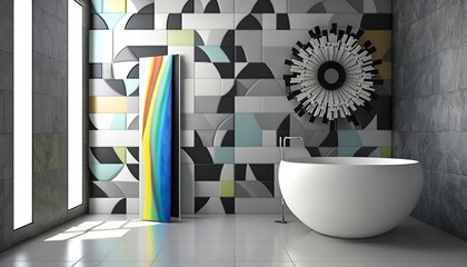 tiles are beautiful, patterned, simple