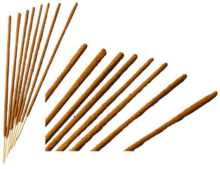 Aroma incense sticks. fragrant smoky stick for meditation and relaxing. Aromatherapy smoke for yoga concept.