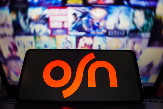 March 30, 2023, Brazil. In this photo illustration, the Orbit Showtime Network (OSN) logo is displayed on a smartphone screen.