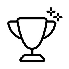 achievment business icon with black outline style. business, icon, checklist, symbol, document, vector, report. Vector illustration