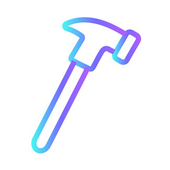 equipment business icon with purple blue outline style. icon, storage, business, symbol, set, vector, service. Vector illustration