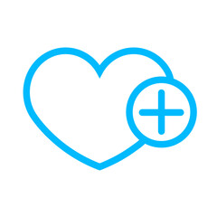 Obraz premium heart business icon with black outline style. icon, storage, business, symbol, set, vector, service. Vector illustration