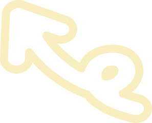 Obraz premium cute pastel doodle line element decoration