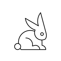 Rabbit Logo. Icon design. Template elements