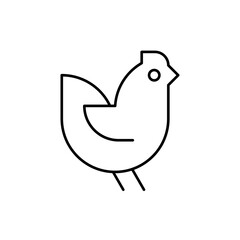 Chicken Logo. Icon design. Template elements