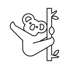 Koala Logo. Icon design. Template elements