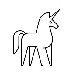 Unicorn Logo. Icon design. Template elements