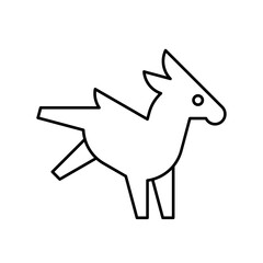 Donkey Logo. Icon design. Template elements