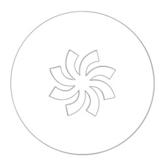 Abstract Y2K Element Isolated on Transparent Background, 3D Glass Shape, Universal Geometric Design Graphic