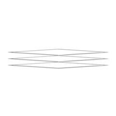 Abstract Y2K Element Isolated on Transparent Background, 3D Glass Shape, Universal Geometric Design Graphic