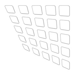 Abstract Y2K Element Isolated on Transparent Background, 3D Glass Shape, Universal Geometric Design Graphic