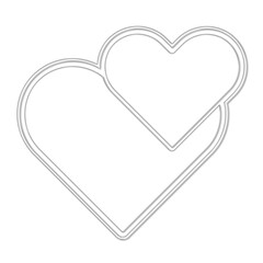 Abstract Y2K Element Isolated on Transparent Background, 3D Glass Shape, Universal Geometric Design Graphic