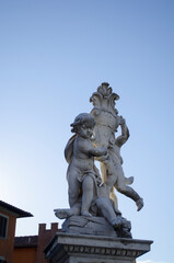 Fototapeta na wymiar Sculpture in Piazza dei Miracoli in Pisa