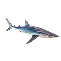 blue shark isolated on white