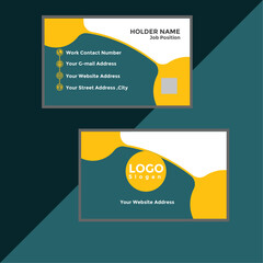 creative and modern business card template.double sided business card template. . professional business card template
