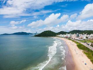 Aerial view of Balneário Camboriu, Santa Catarina, Brazil.