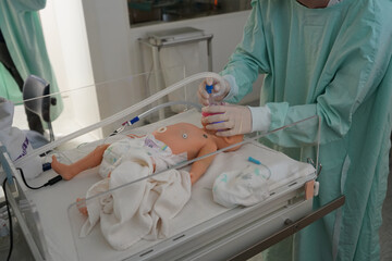 Pediatric resuscitation simulation workshop at Faculty of Medicine..