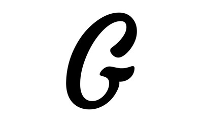 Fototapeta premium Letter G logo design icon with modern creative vector image