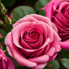 a beautiful close up of a pink rose