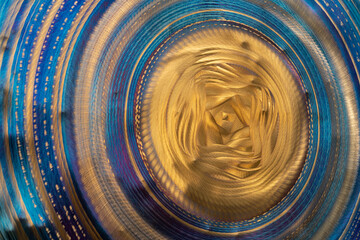 Asian gong closeup
