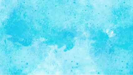 Abstract blue watercolor background for your design, watercolor background concept, vector.