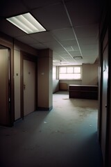 office corridor Generative Ai