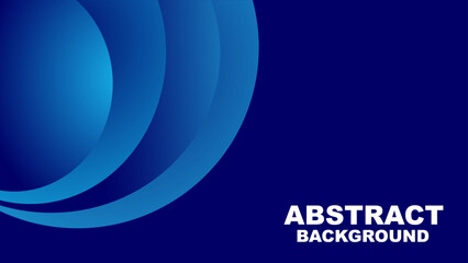 Abstract blue color background. Dynamic shape composition. Vector illustration