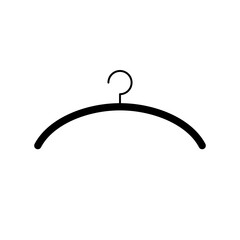 Jacket hanger icon. Hanger for clothes. Vector.