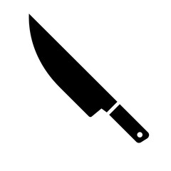 Knife icon. Blade. Deadly weapon. Vector.