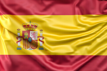 Ruffled Flag Spain Rendering 