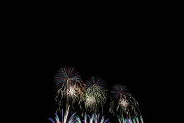 夜空を彩る花火