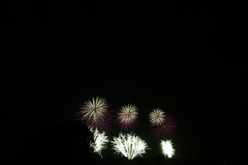 夜空を彩る花火