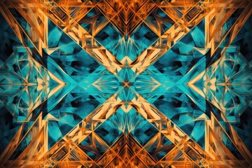 abstract background image that incorporates geometric shapes and patterns to create a sense of order and symmetry Generative AI