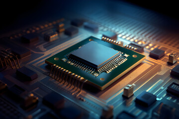 Semiconductor technology digital render