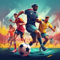 Plakat Sport Game Art Video Games Wallpaper Background
