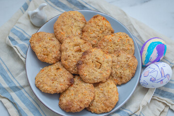 carrot easter cookies