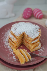 carrot easter pancakes
