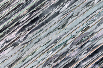 Fototapeta premium superimposed layers of glass viewed from the edge