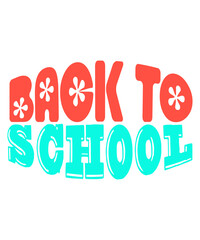 Back To School Retro SVG