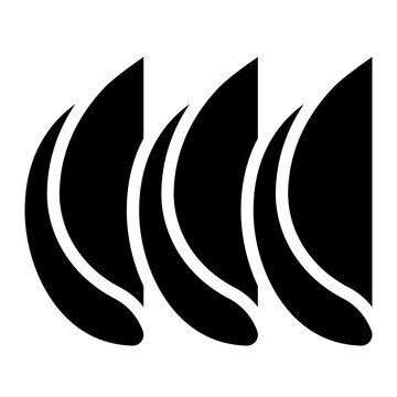 recommend clip art: salami glyph 