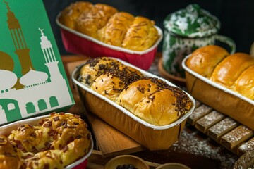 Bread with topping
