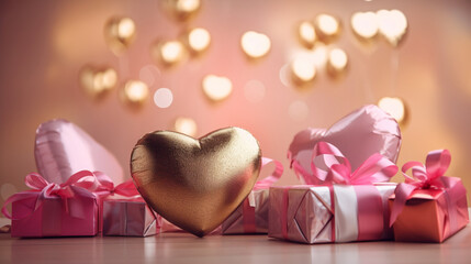 gift, heart, valentine, generative ai