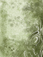 Pale gree old painted background